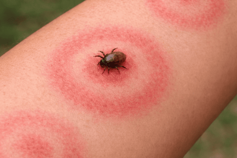 ダニに刺されるとできる”環状紅斑”とは？対処法と撃退法