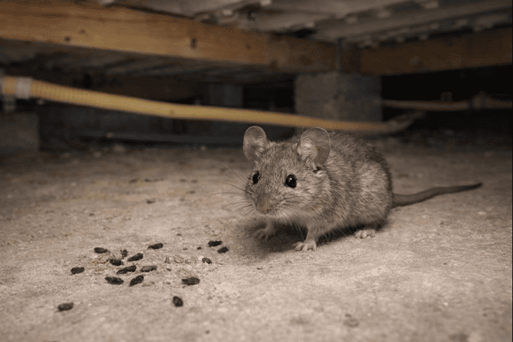 ネズミがカリカリ音を出している