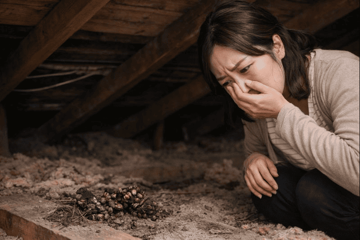 足跡や糞（フン）のチェック