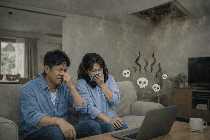 自力でやってしまいがちなNG害獣駆除方法・対策①
侵入口を塞ぐ順番を間違え、追い出す前に完全封鎖