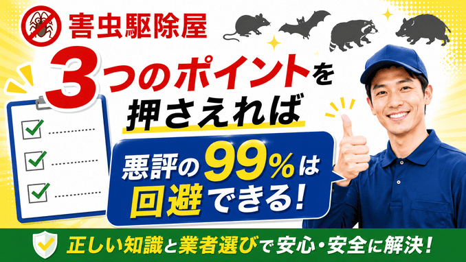 3つのポイントを押さえれば悪評の99%は回避できる