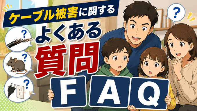 ケーブル被害に関するよくある質問