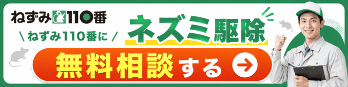 ねずみ駆除をねずみ110番に依頼する