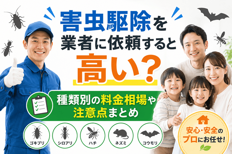 害虫駆除110番の口コミ評判は？高い？料金体系やサービスを解説
