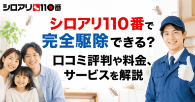 シロアリ110番で完全駆除できる？口コミ評判や料金、サービスを解説